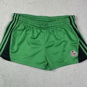 Colosseum Fighting Sioux Shorts Green Black Head On Front Women's Large
